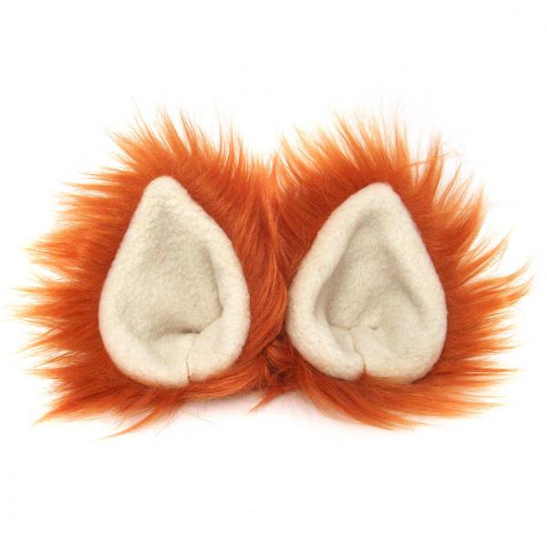 Fox Ears Cosplay Wolf Ear Clips Animal Costume Hair Clip Accessories