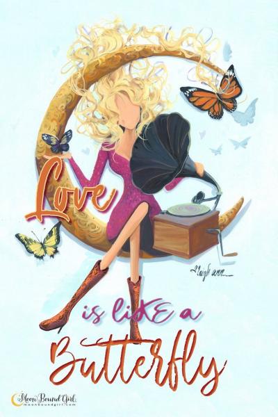 Love is Like A Butterfly Poster picture