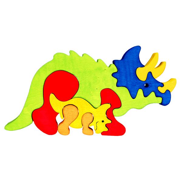Triceratops Family Puzzle picture