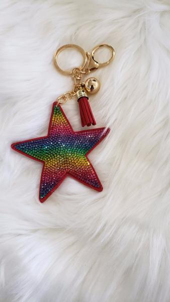 Rainbow-Star-Keychain