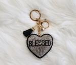 Heart Blessed Keychain