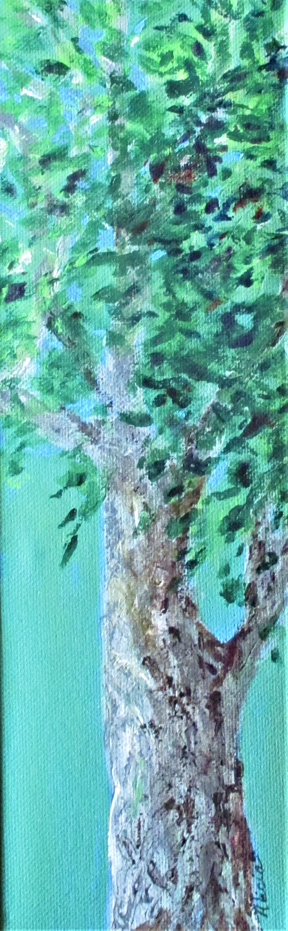 Tall Tree original painting - Eventeny