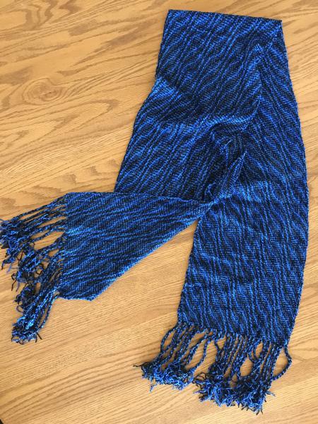 Chenille Scarf - Handwoven picture