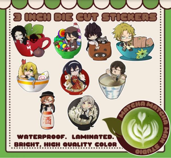 Bungou Stray Dogs Stickers