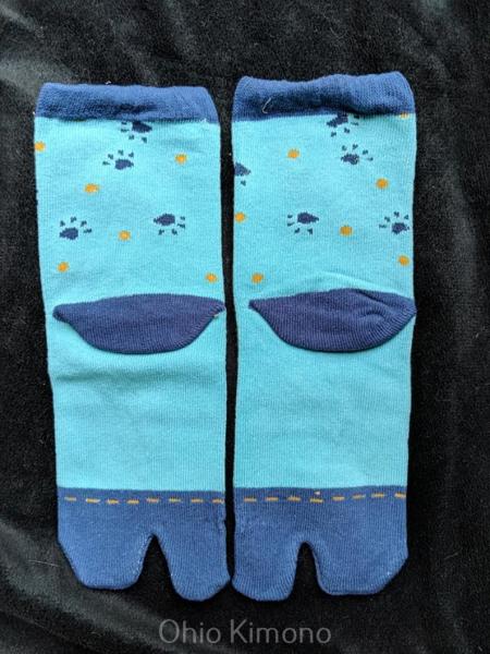 Blue Cat Tabi Socks picture