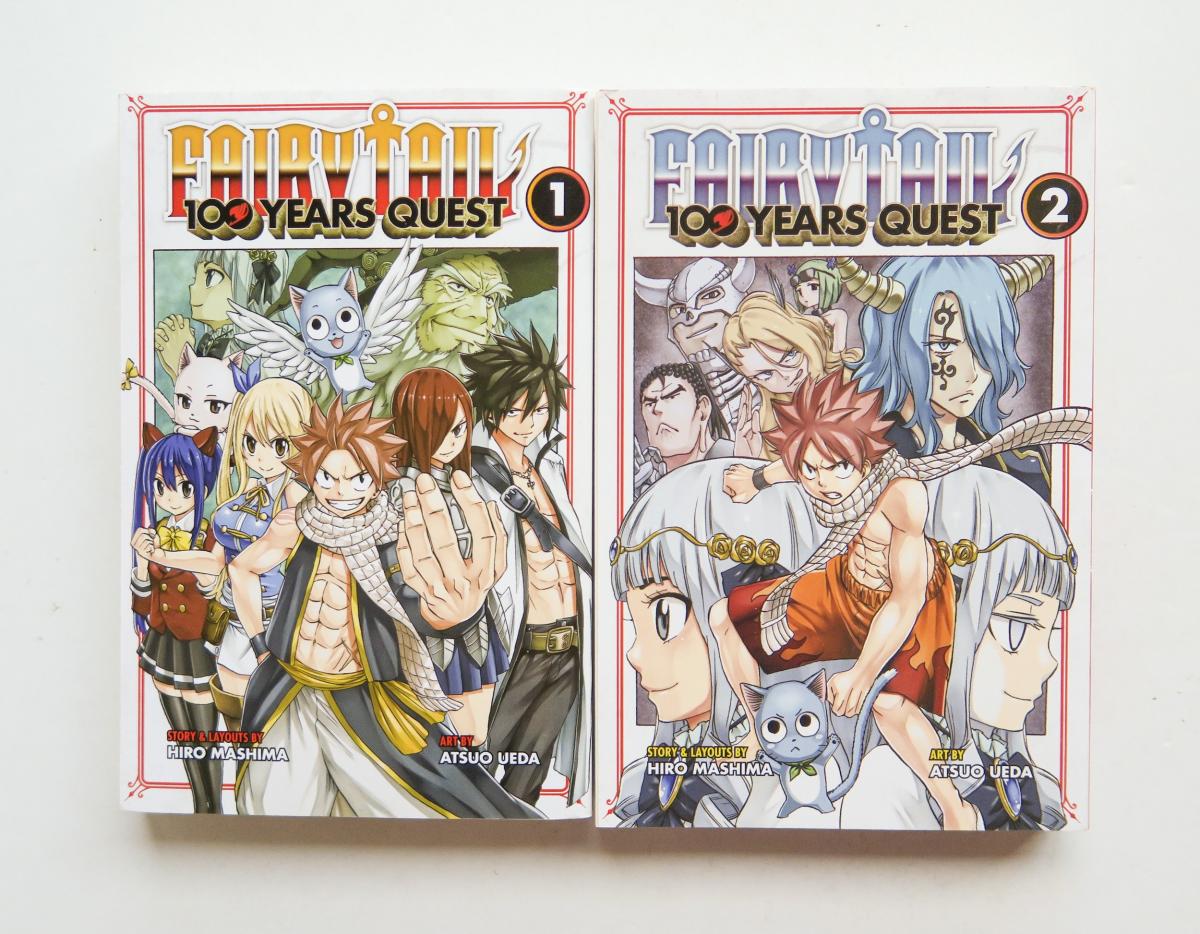 Fairy Tail 100 Year Quest Vol 1 2 Atsuo Ueda Hiro Mashima Kc Kodansha Comics Manga Book Lot Eventeny