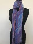 Cobweb Scarf, Amethyst; Fine Merino Wool