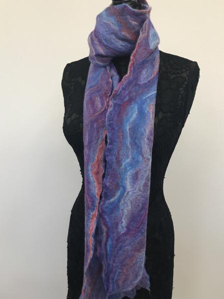 Cobweb Scarf, Amethyst; Fine Merino Wool picture