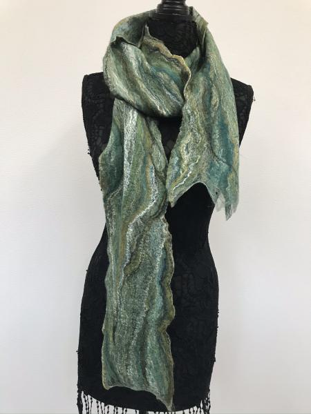 Cobweb scarf, DelMar, merino wool/silk blend