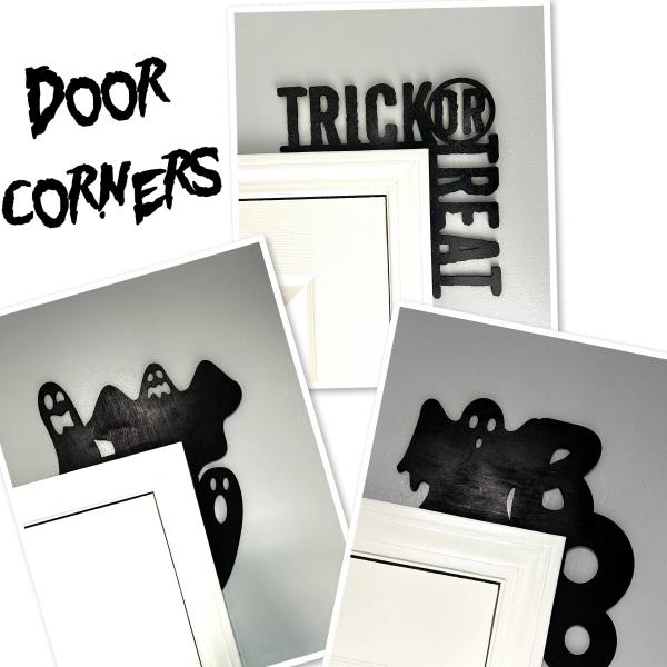 Halloween Door Corner Decoration, Halloween Door, Door Corner, Halloween Decoration, Door Decoration, Halloween Decor, Ghost Decor, Boo