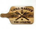 Grill Master Cutting Board for Grilling Board Wood Board Cutting Board for Meat