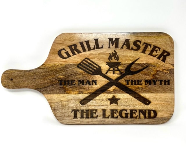 Grill Master Cutting Board for Grilling Board Wood Board Cutting Board for Meat