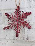 Ohio Snowflake Ornament, OHIO Ornament, Ohio Christmas, Snowflake Ohio Ornament