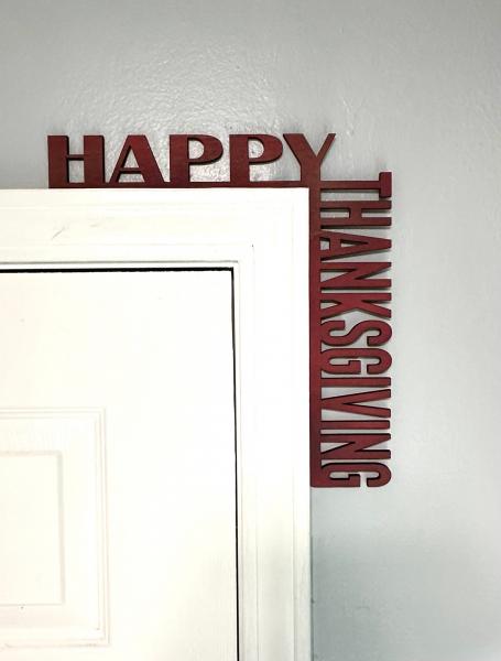 Happy Thanksgiving Door Corner Decoration, Thanksgiving Door, Door Corner, Fall Decoration, Door Decoration, Fall Decor, Thanksgiving Decor