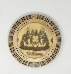 Custom Cribbage Board with Deer Cribbage Board with Name on Pegs Cribbage Board Hunting Cribbage Board Buck Hunting Game Cribbage Engraved