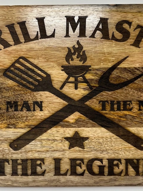 Grill Master Cutting Board for Grilling Board Wood Board Cutting Board for Meat picture