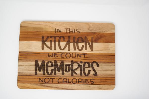 Engraved Cutting Board Beautiful Cutting Board Decorative Cutting Board Family Memories Cutting Board Calories Cutting Board