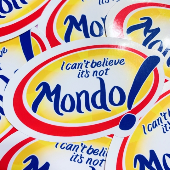 I cant believe its not Mondo Butter DanganRonpa Sticker