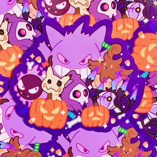 Halloween Pokemon Sticker