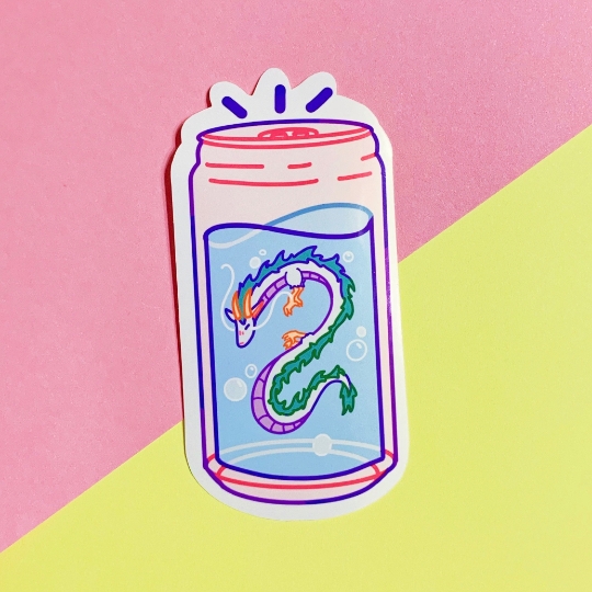 Haku Drink Spirited Away Sticker