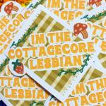 CottageCore Lesbian Sticker