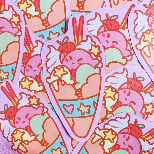 Kirby Crepe Sticker