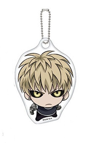 One Punch Man Genos Miagete Mascot Key Chain picture