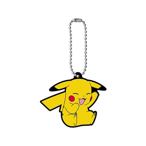 Pokemon Pikachu Rubber Mascot Set 11 Bandai Key Chain - Eventeny