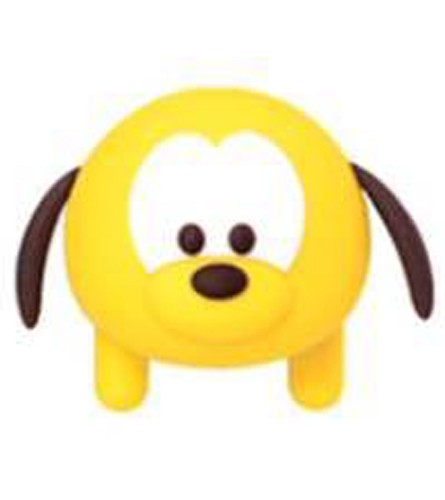 Disney Pluto Tsum Tsum Figural Rubber Key Chain picture