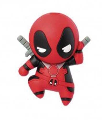 Marvel Classic Deadpool Figural Rubber Key Chain picture