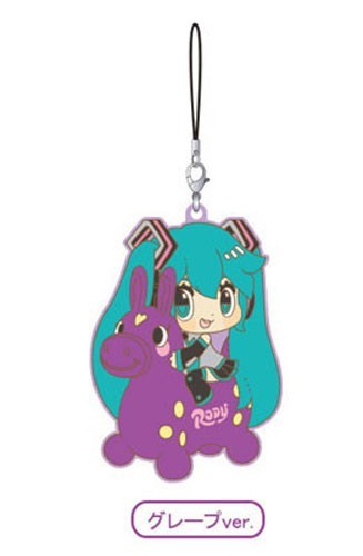 Vocaloid Cute Rody Hatsune Miku Grape Rubber Phone Strap picture