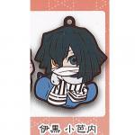 Demon Slayer Iguro Obanai Chara Banchou Rubber Mascot Key Chain Second Form