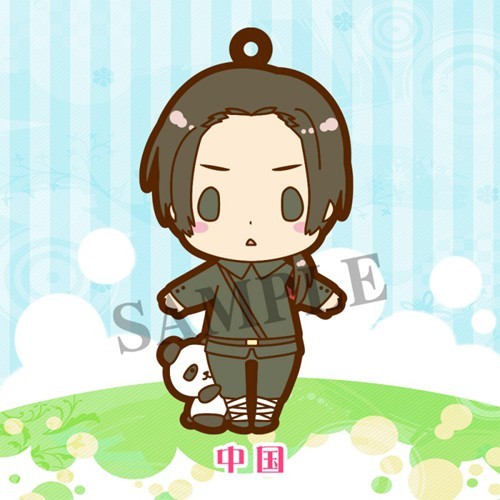 Hetalia Axis Powers China Rubber Phone Strap Vol. 2 Rerelease picture