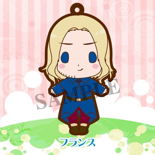 Hetalia Axis Powers France Rubber Phone Strap Vol. 1 Rerelease picture