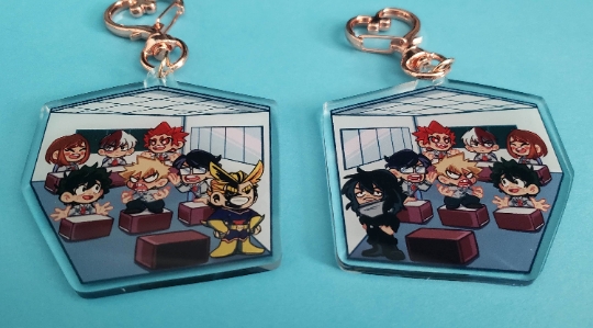 Hero Acrylic Charms 2.5"