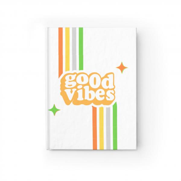 Good Vibes Journal - Vintage looking Hardcover Journal - Use for most anything like dream journal, thoughts on paper, and more picture