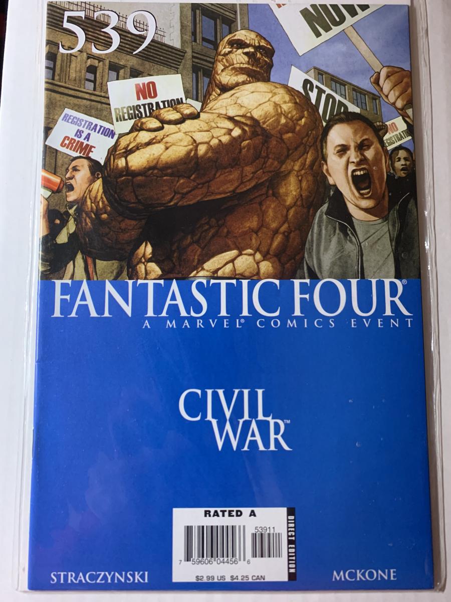 Marvel Comics - Fantastic Four Civil War #539 - Eventeny