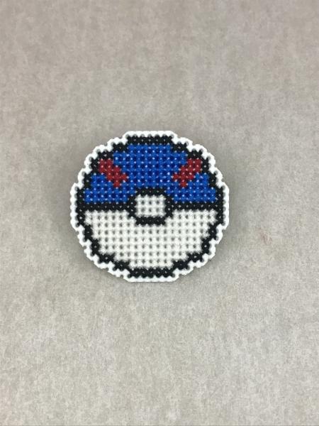 Great Ball Cross Stitch Pin picture