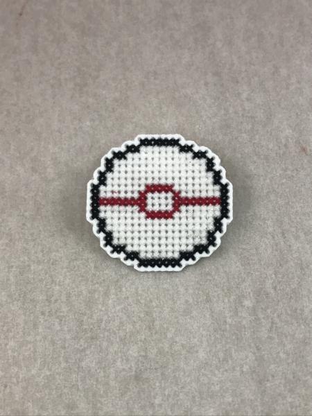 Premiere Ball Cross Stitch Pin picture