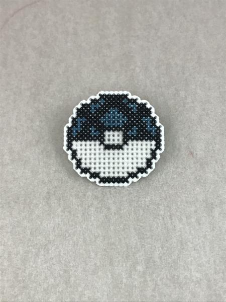 Net Ball Cross Stitch Pin picture