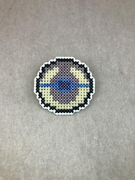 Heal Ball Cross Stitch Pin picture