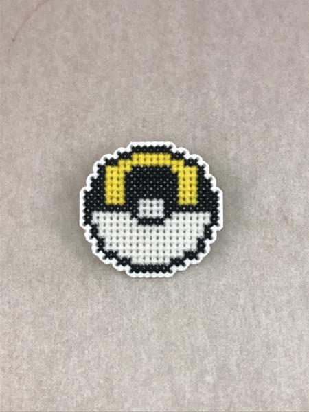 Ultra Ball Cross Stitch Pin picture