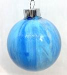 Acrylic pour christmas ornament