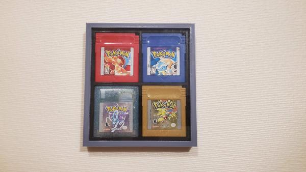 Nostalgic 4 Slot Gameboy Cartridge Display Case / Stand picture