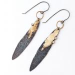 Sparkling Raya Leaf Earrings