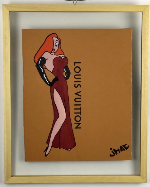 ▷ Betty Boop Express - Golden luxury Louis Vuitton card by Belart  Collective, 2023, Print