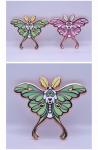 Moth Enamel Pins