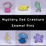 Sea Creature Mystery Pins