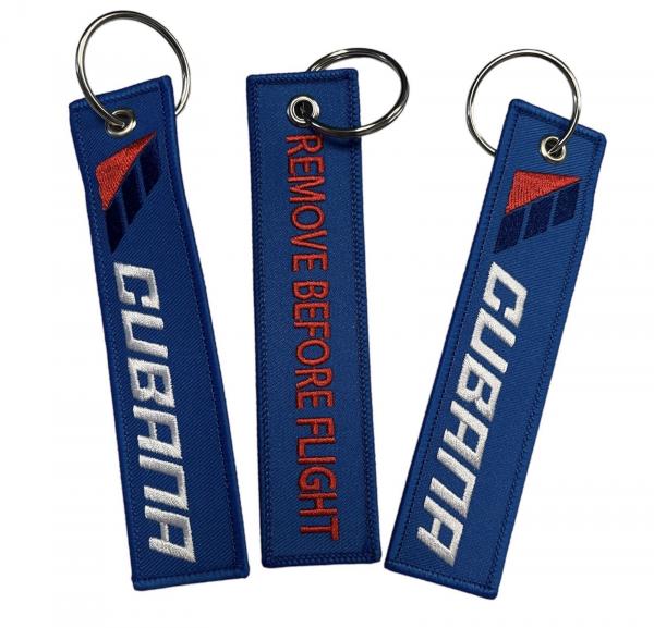 New Set 3 Keychain Diferent Airlines  *- 130*30mm twill+embroidery logo on both sides picture