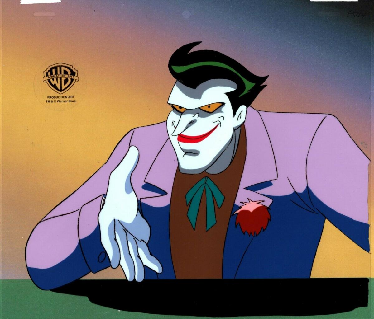 Batman The Animated Series JOKER BTAS Production Animation Cel Warner ...